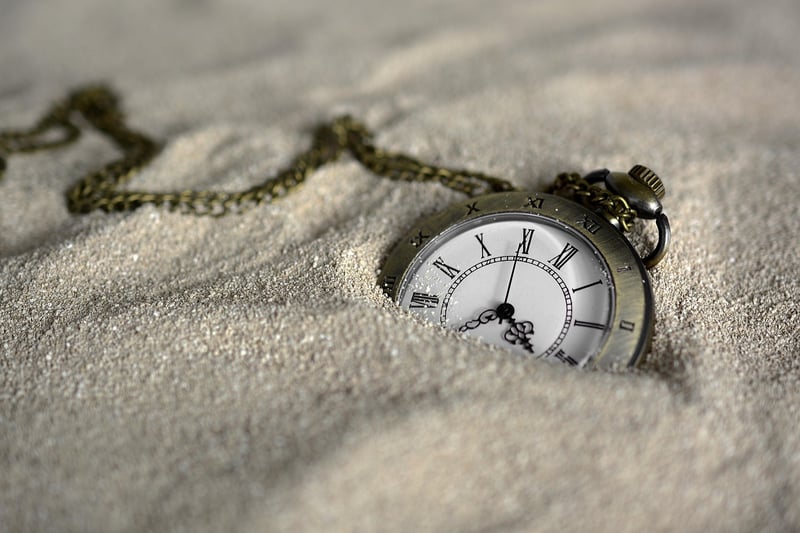 Hourglass measuring time